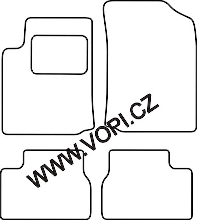 Autokoberce Citroen C3 03/2002 - 11/2009 Royalfit (824)